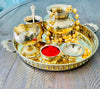 Pure Brass Pooja Thali | Pooja Thali Set | Housewarming Essential | Diwali Gift | Pooja Items