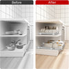 Pull Out Cabinet Organizer, Tksrn Heavy Duty Slide Out Pantry Shelves Sliding Drawer Storage For Kitchen, Bathroom, Home, 12.4