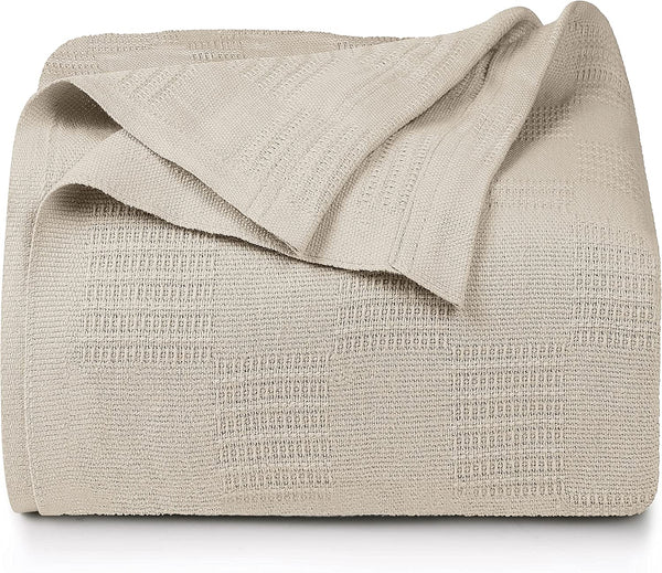 Utopia Bedding 100% Cotton Blanket (King Size - 90x108 Inches